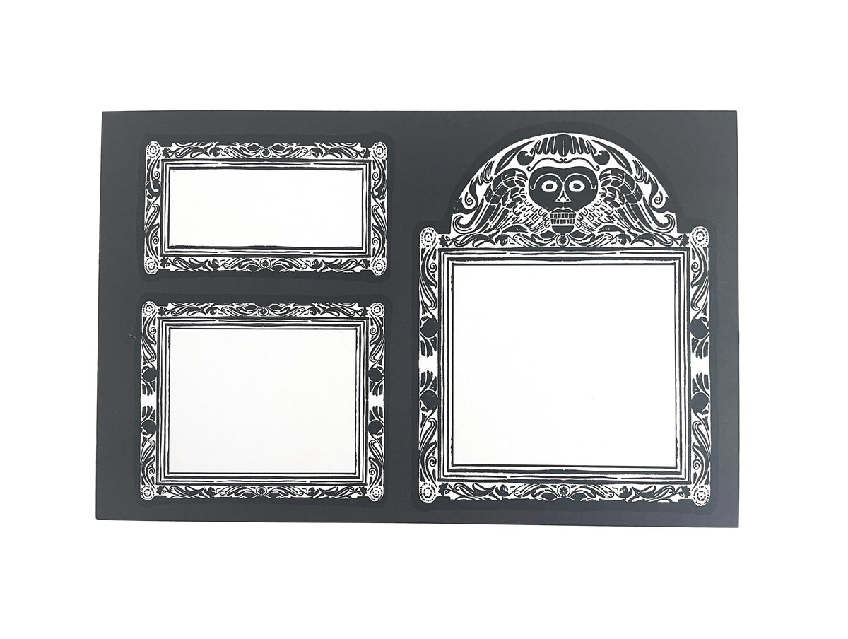 Gravestone Daily Notepad, Momento Mori, Goth Stationery
