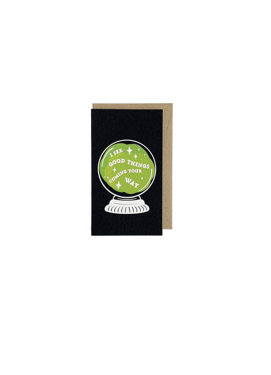 Mini Card-Good Things Coming Crystal Ball