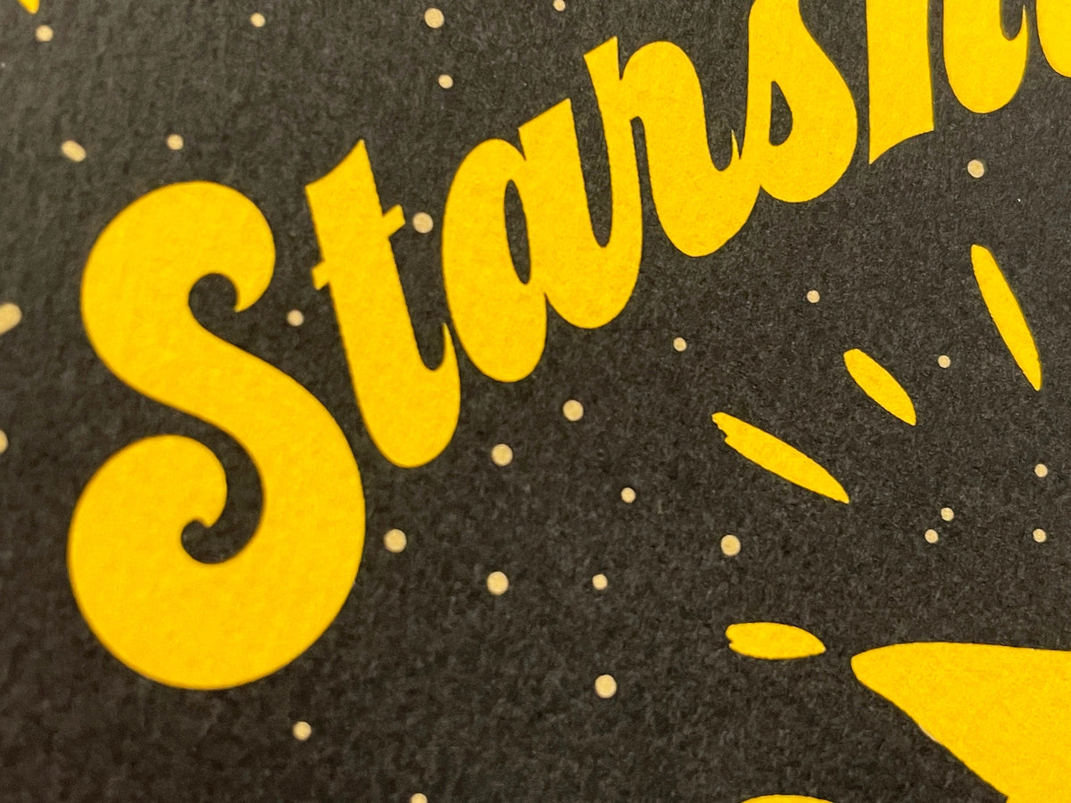 Mini Card: Starshine Birthday Celestial Greeting, Blank Inside