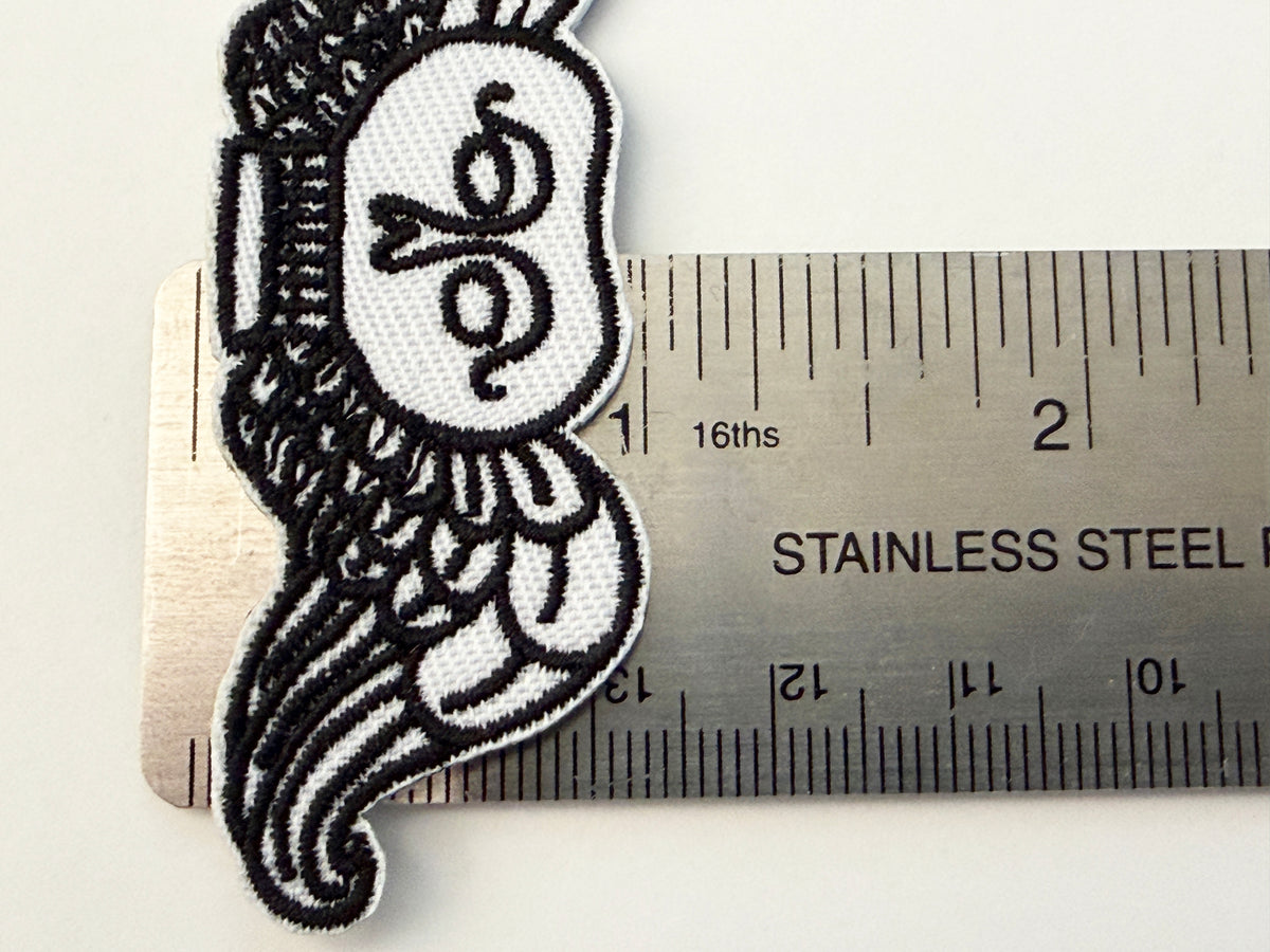 Momento Mori Deaths Head Iron-on Patch